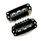 Extension clips - Dark brown