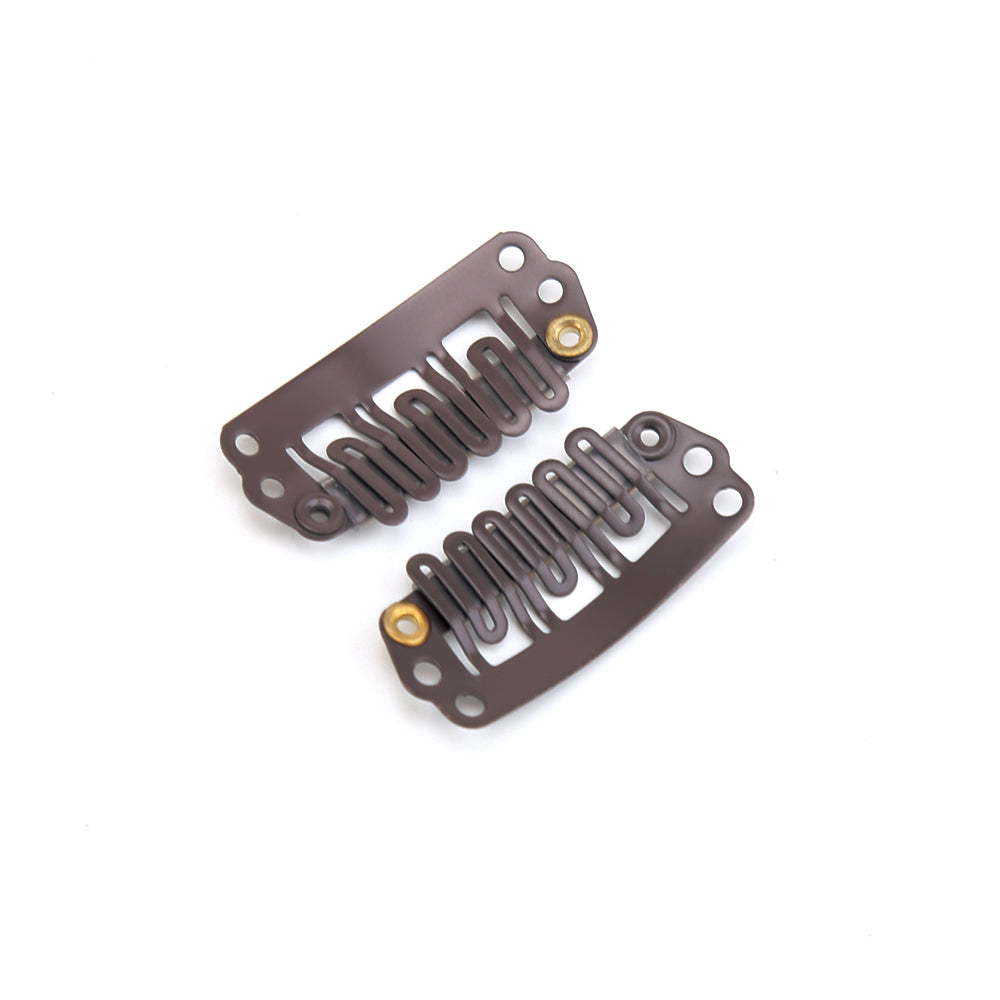 Extension clips - Light brown